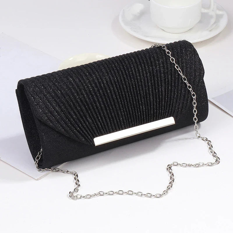 Borsa da Donna – Adatta per Abbigliamento da Sera, Con Chiusura, Design Compatto