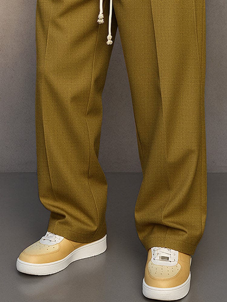 Pantaloni Slim Fit da Uomo – Con Zip e Vita Elastica, Adatti per Lavoro e Tempo Libero