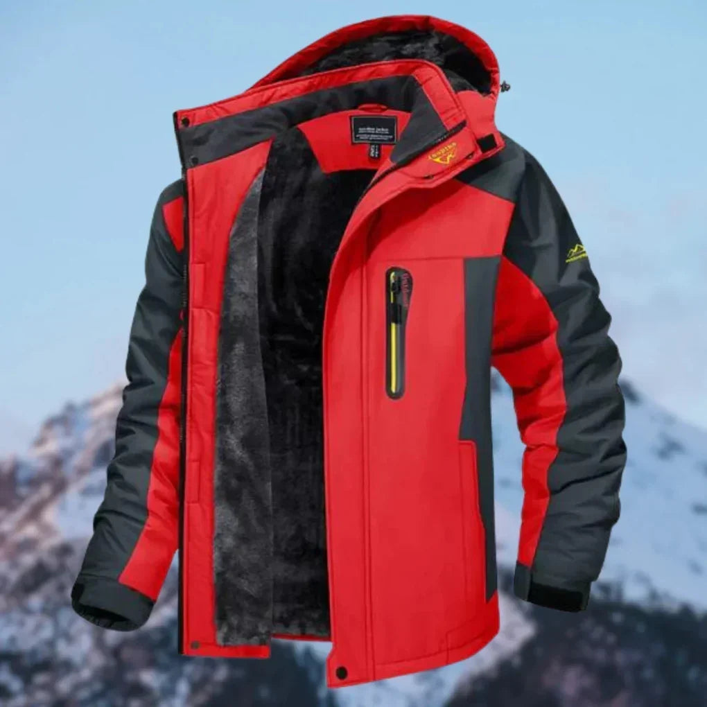 Giacca Invernale Uomo Imbottita Impermeabile con Cappuccio