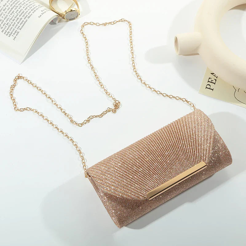 Borsa da Donna – Adatta per Abbigliamento da Sera, Con Chiusura, Design Compatto