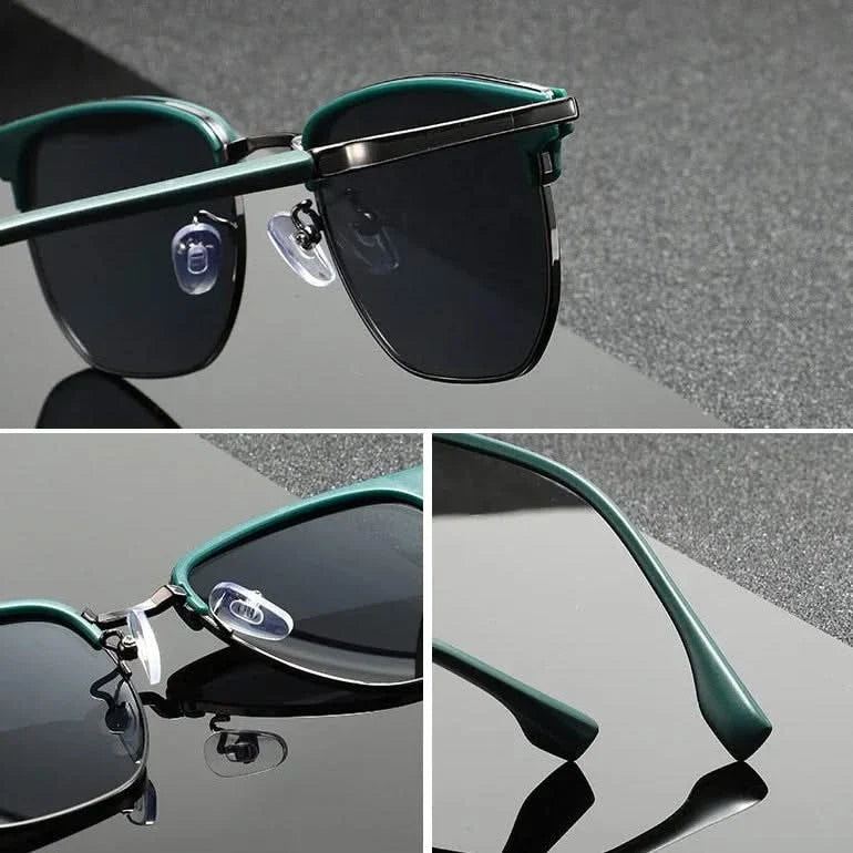Occhiali da Sole Unisex Clubmaster Montatura Metallo