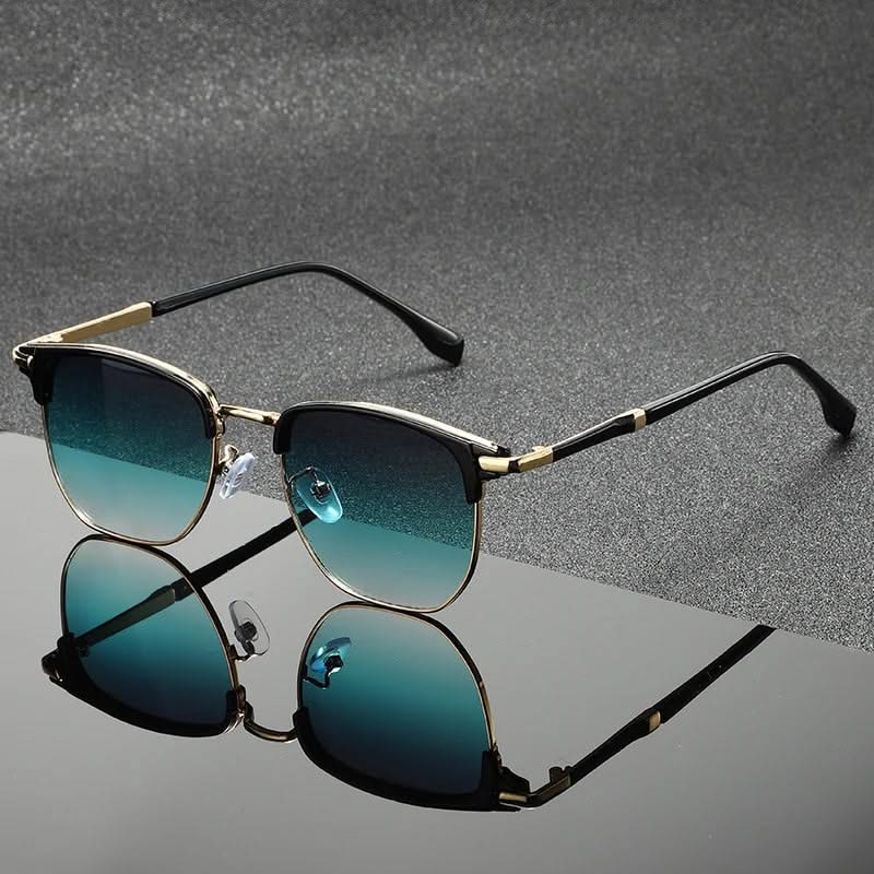 Occhiali da Sole Unisex Clubmaster Montatura Metallo