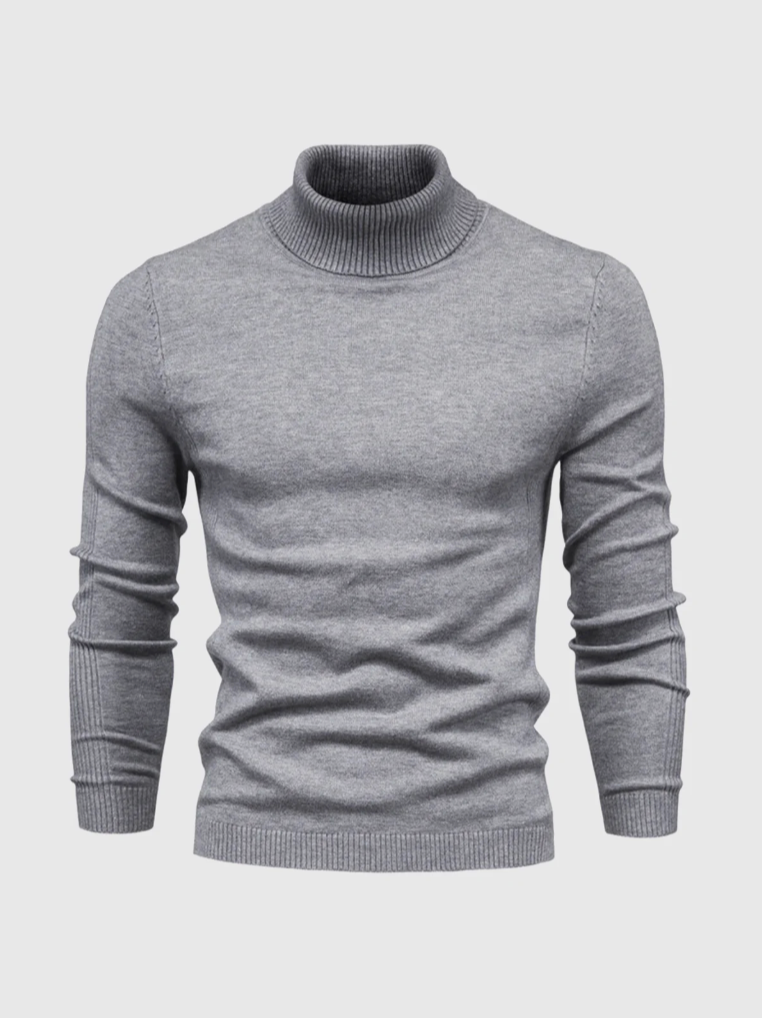 Maglione Dolcevita Uomo in Maglia Fine