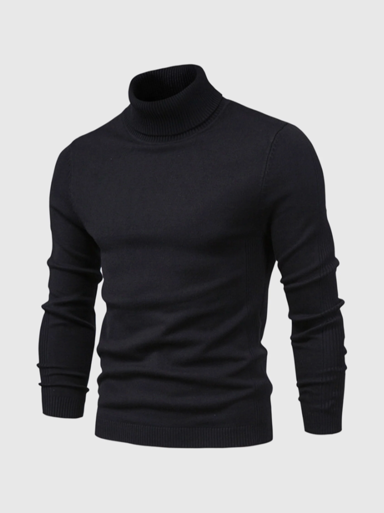 Maglione Dolcevita Uomo in Maglia Fine