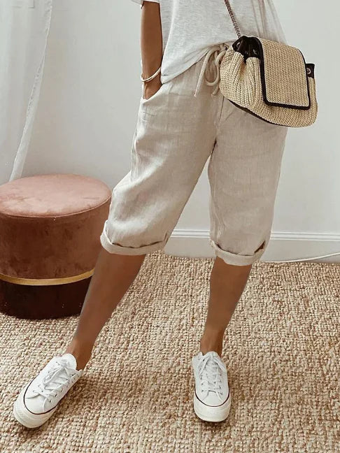 Pantaloni Slim Fit Donna – Alta Vita, Adatti per Lavoro e Tempo Libero