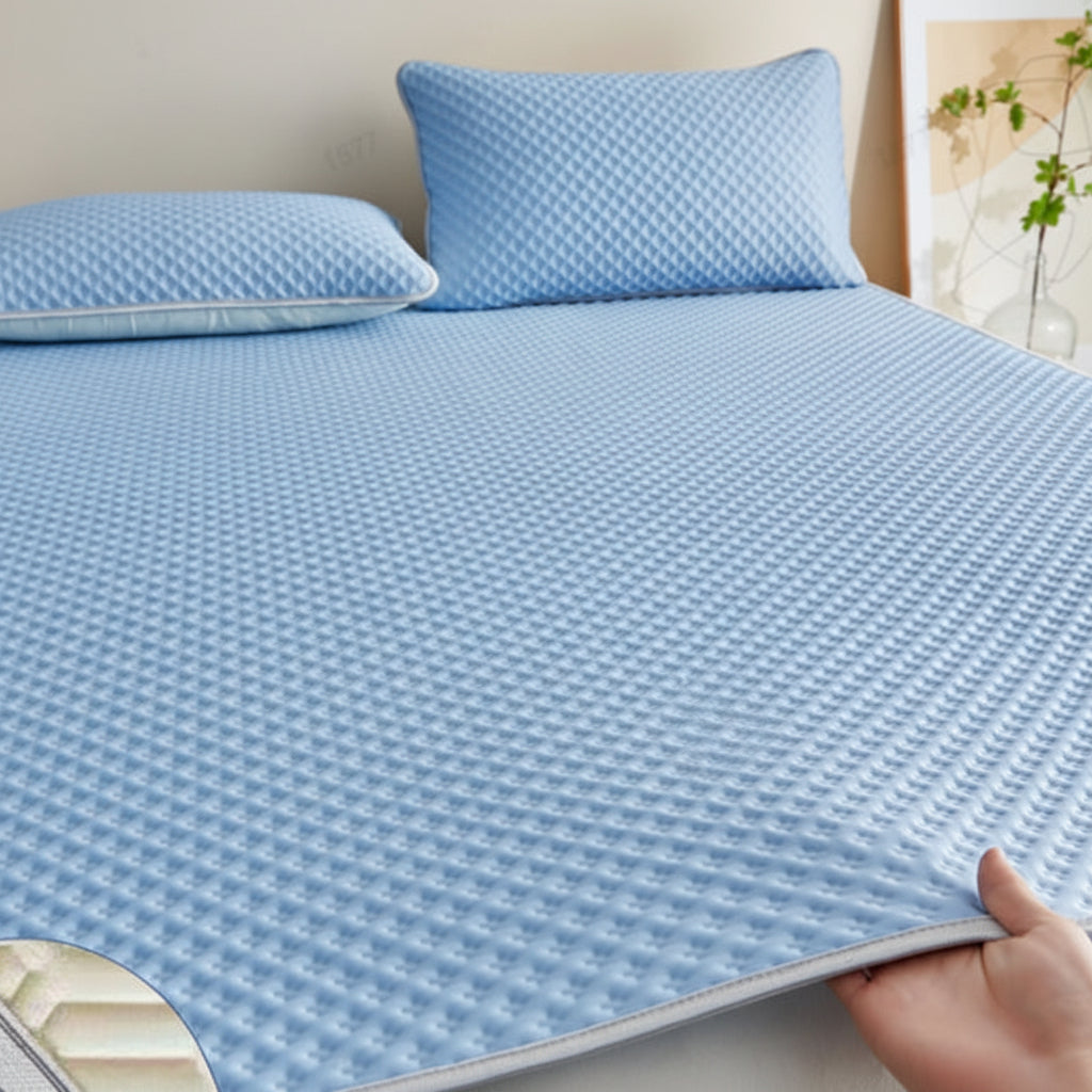 Tappetino Rinfrescante Pieghevole da Letto - Materassino Estivo Traspirante