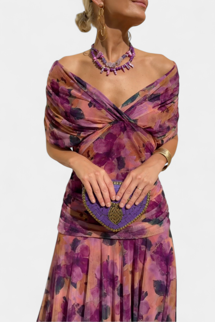 Abito A-line da Donna – Con scollatura a V, Adatto per Primavera e Estate