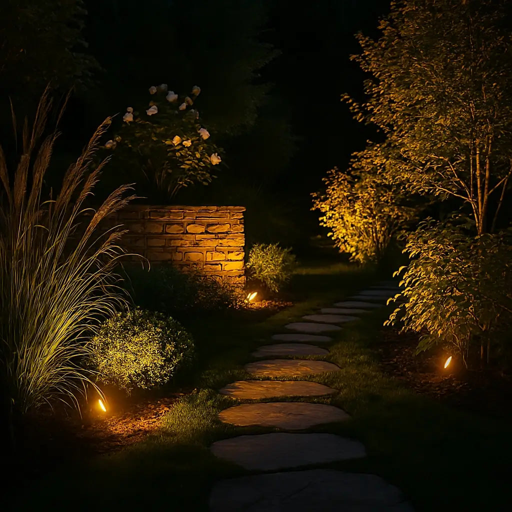 Faretto da Giardino Solare a LED Senza Incasso - Multicolore IP55