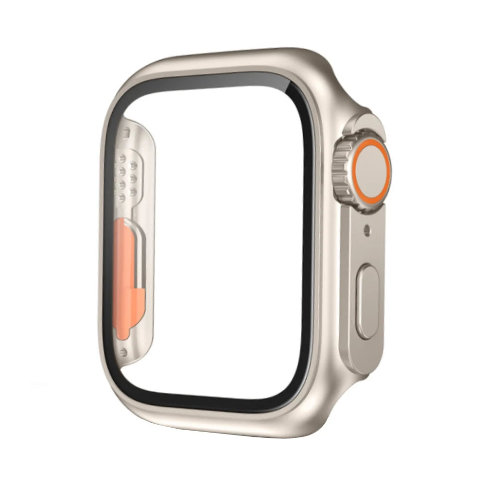 Custodia Protettiva per Apple Watch Stile Ultra - Design Trasparente