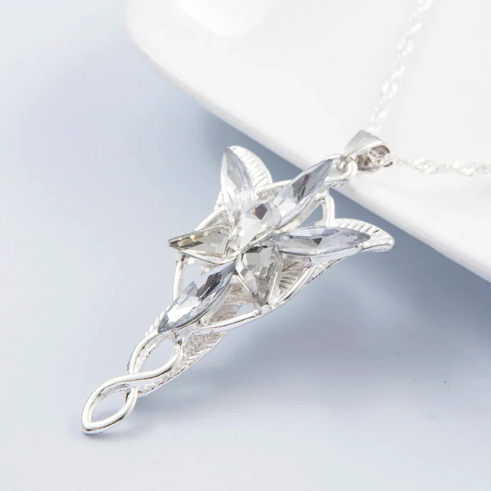 Collana da Donna – Con Cristalli, Adatta per Occasioni Casual e Festive