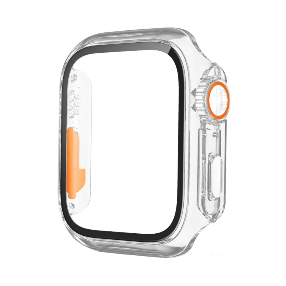 Custodia Protettiva per Apple Watch Stile Ultra - Design Trasparente