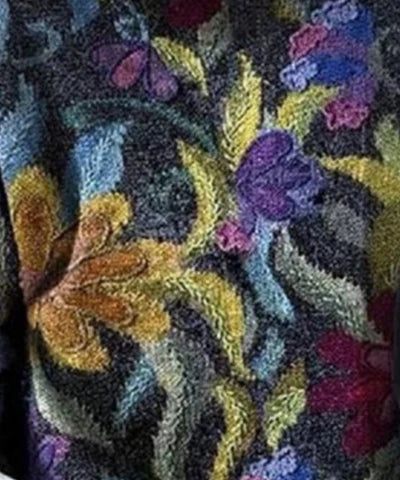 Maglione Donna Fantasia Floreale a Maglia Morbida