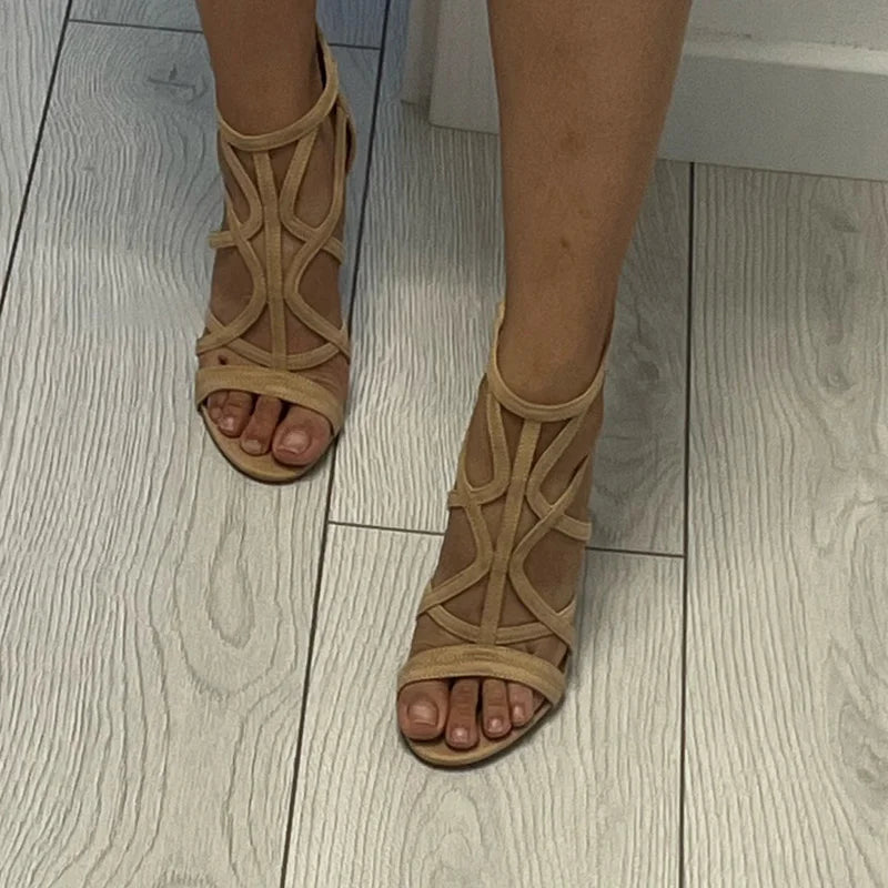 Sandali Gladiatore da Donna – Con Tacco, Adatti per Uso Casual e Estivo