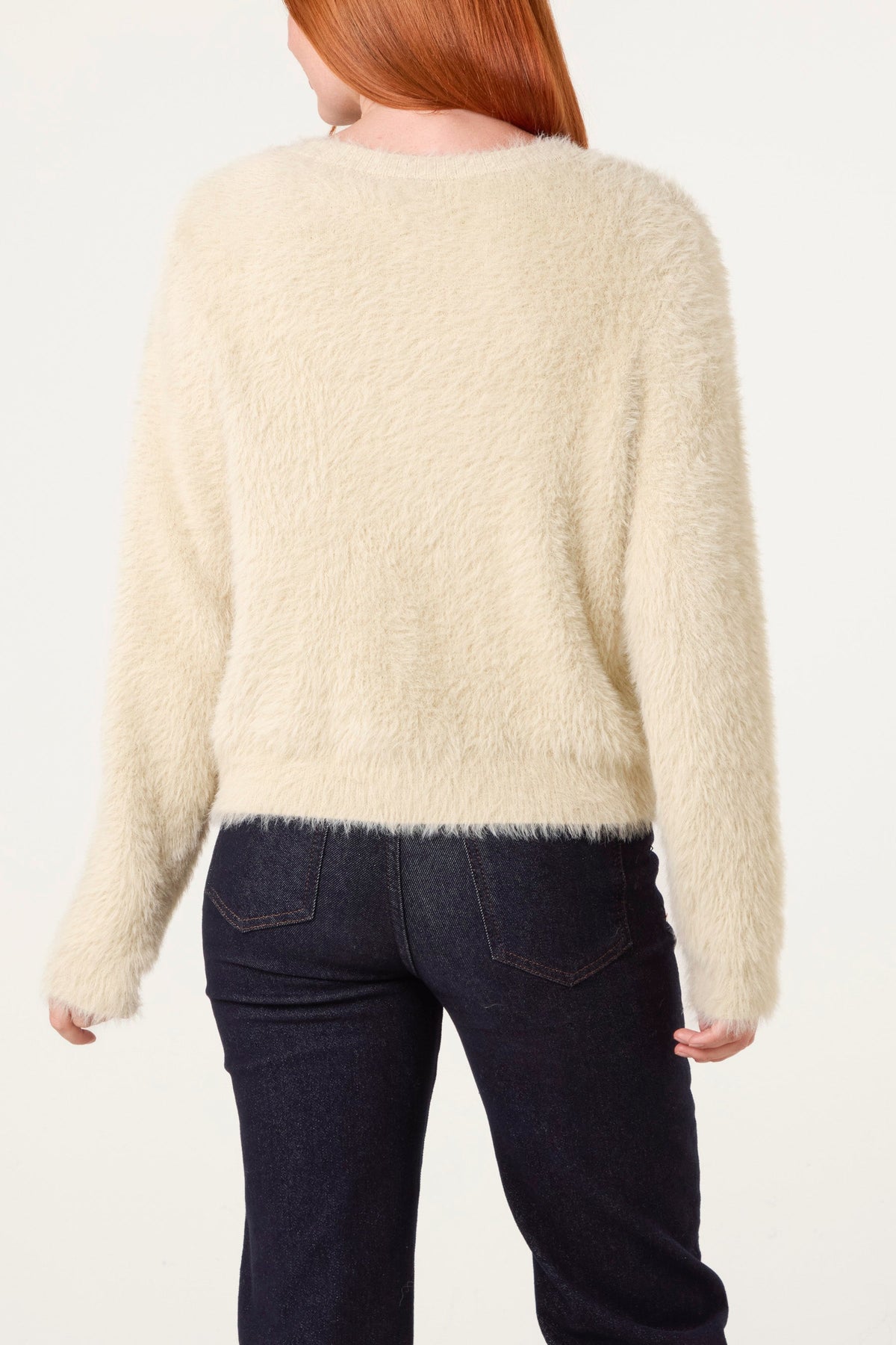 Cardigan Donna in Maglia con Bottoni Multicolore