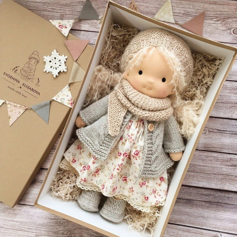 Bambola Waldorf Fatta a Mano, Gioco di Ruolo Personalizzabile 3+