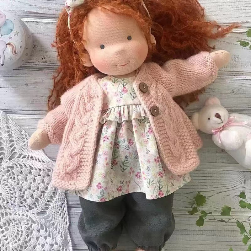 Bambola Waldorf Fatta a Mano, Gioco di Ruolo Personalizzabile 3+