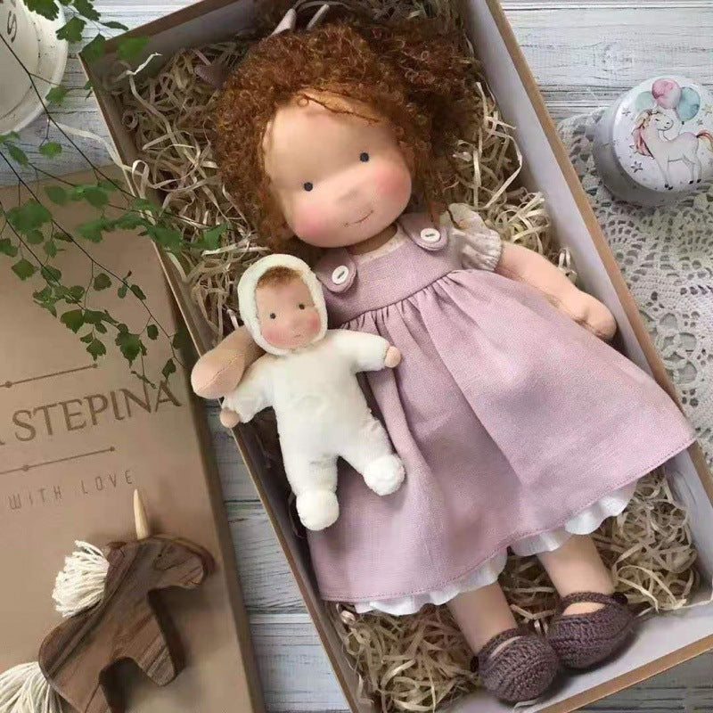 Bambola Waldorf Fatta a Mano, Gioco di Ruolo Personalizzabile 3+