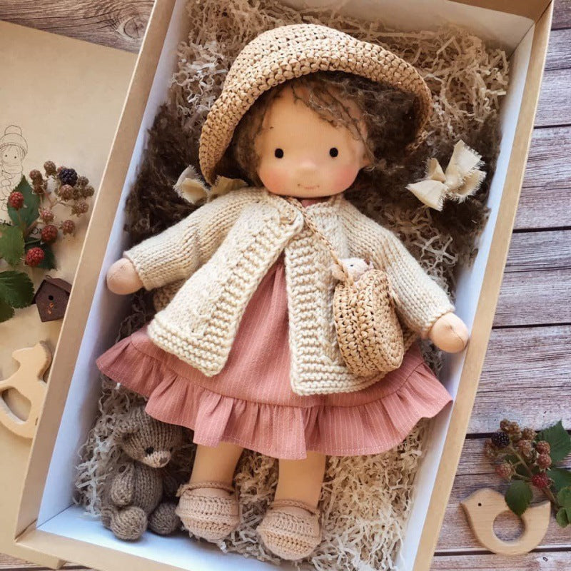 Bambola Waldorf Fatta a Mano, Gioco di Ruolo Personalizzabile 3+