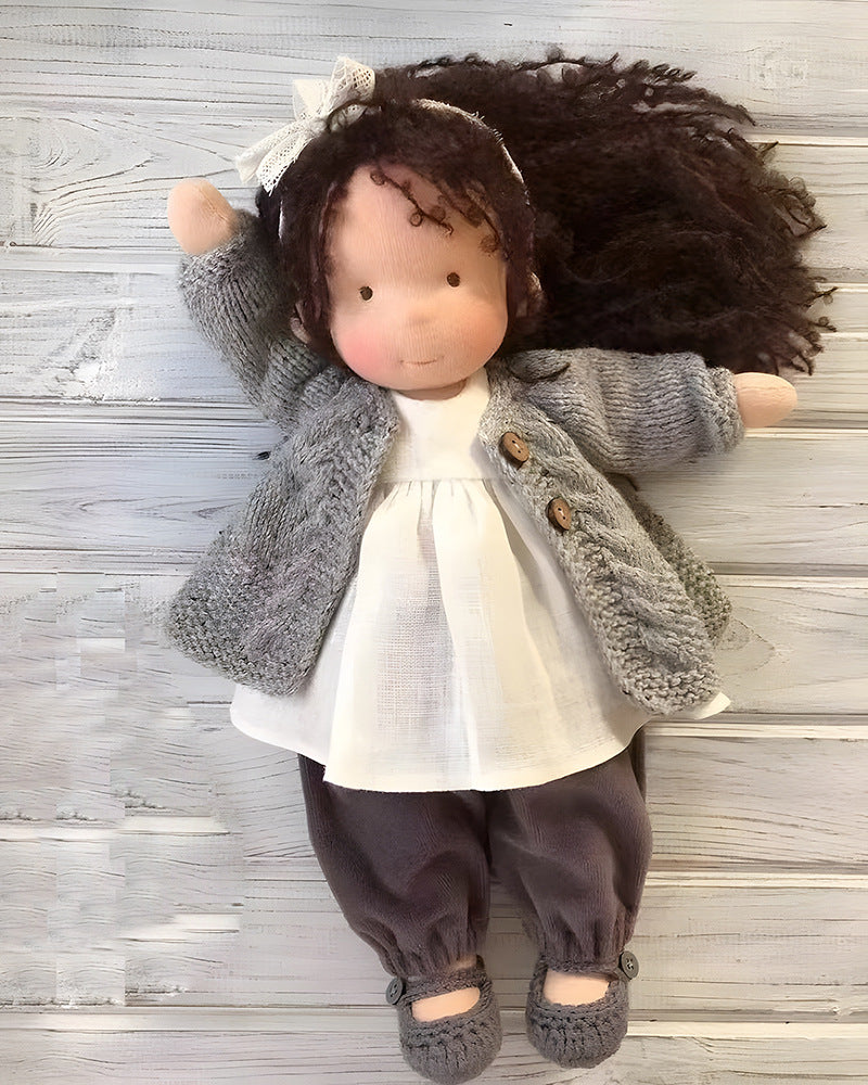 Bambola Waldorf Fatta a Mano, Gioco di Ruolo Personalizzabile 3+