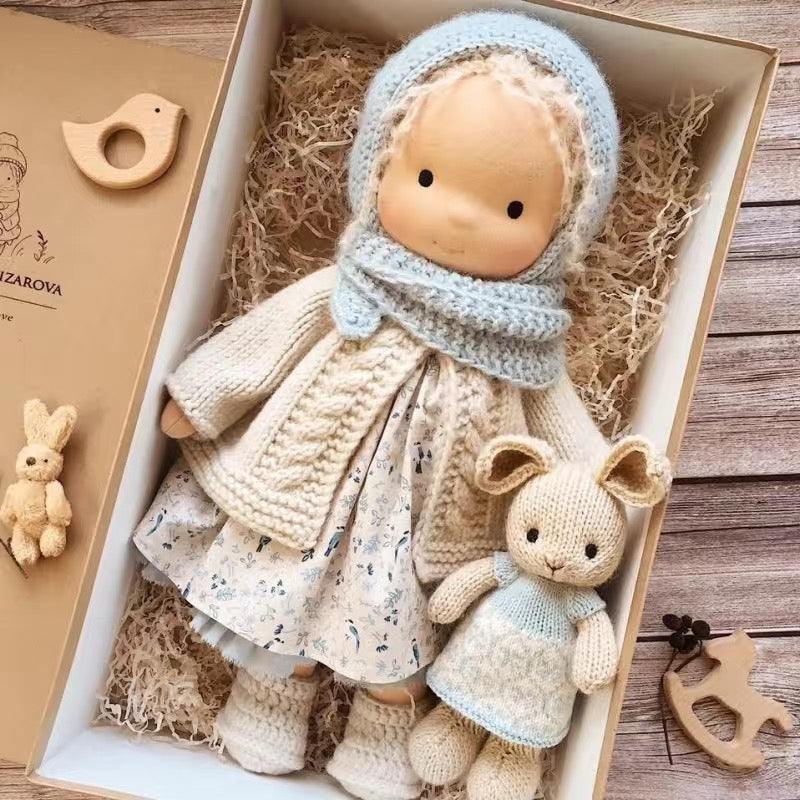 Bambola Waldorf Fatta a Mano, Gioco di Ruolo Personalizzabile 3+
