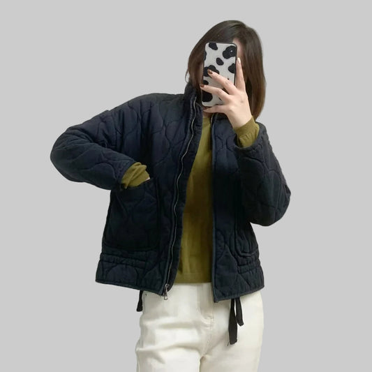 Piumino Donna Trapuntato con Coulisse in Vita