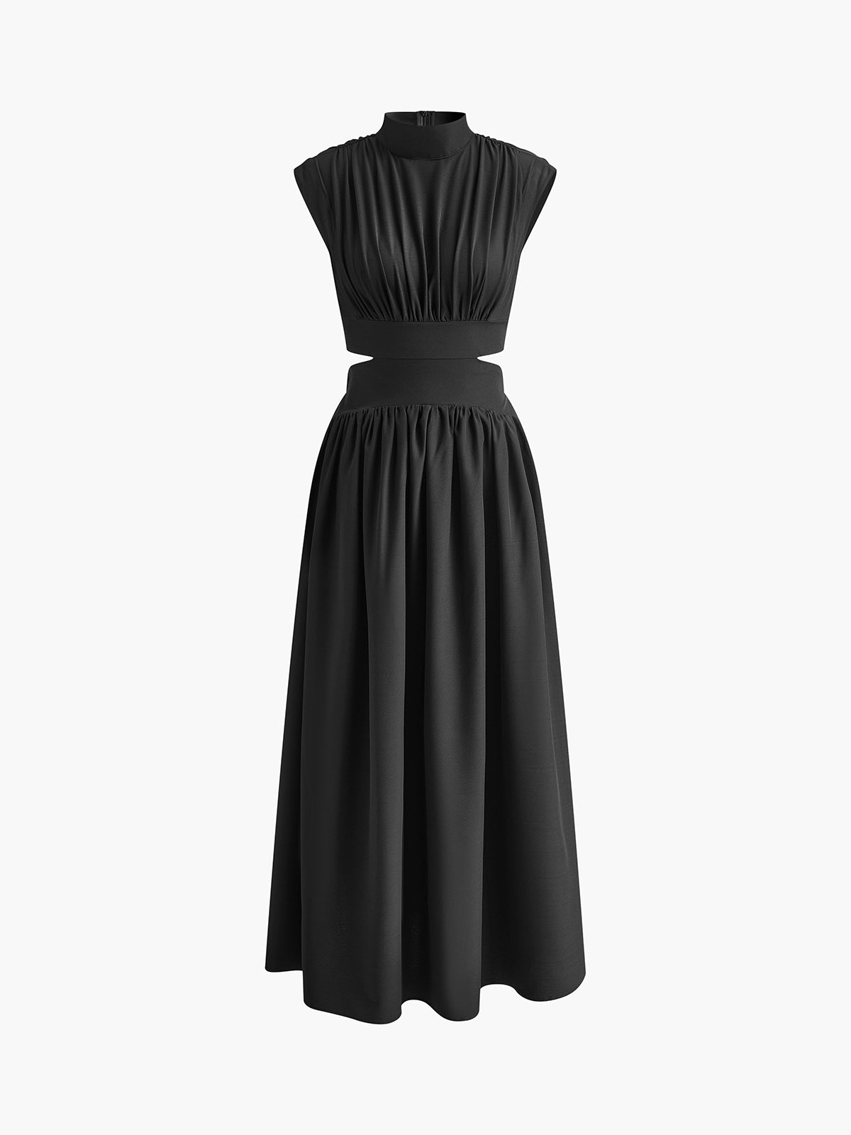 Abito Maxi Scollo Alto per Donna – Adatto per Primavera e Estate, Ideale per Uso Quotidiano