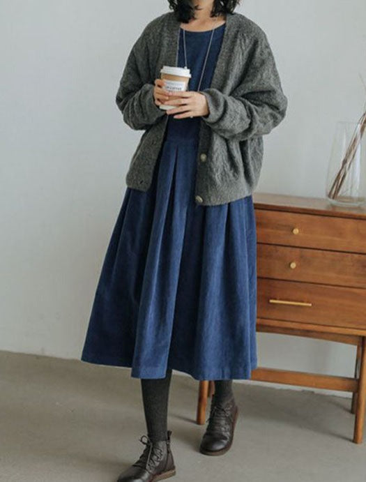 Abito Maxi Donna in Velluto Elegante