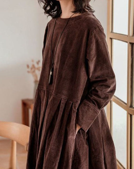 Abito Maxi Donna in Velluto Elegante