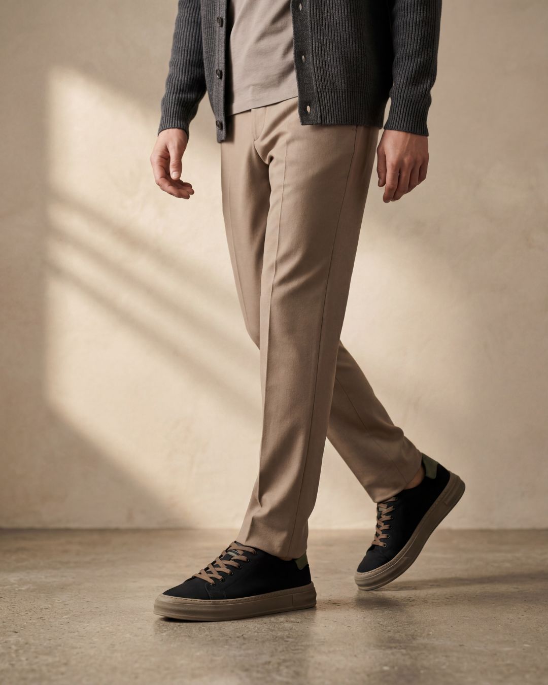 Sneakers Uomo in Tela, Design Minimal