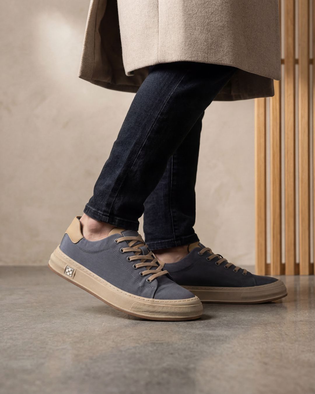 Sneakers Uomo in Tela, Design Minimal