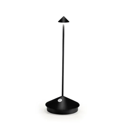 Lampada da Tavolo LED Ricaricabile Senza Fili Bianco e Oro