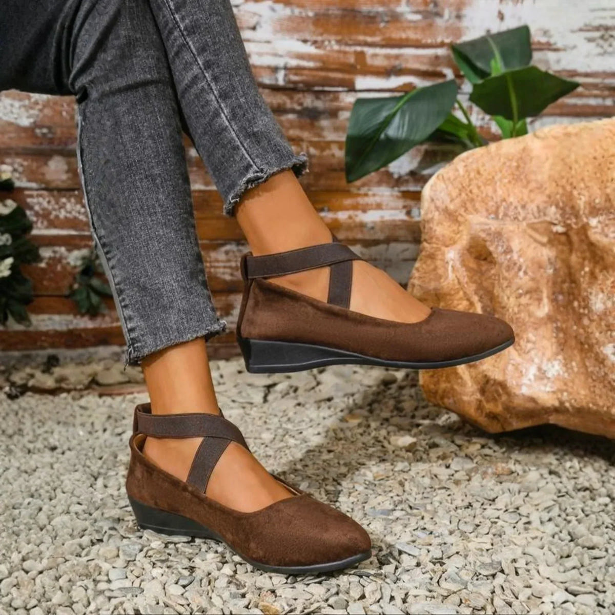 Ballerine Donna Zeppa Punta Chiusa – Scarpe Comode per Ogni Giorno