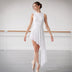 Bianco Glitter Asimmetrico