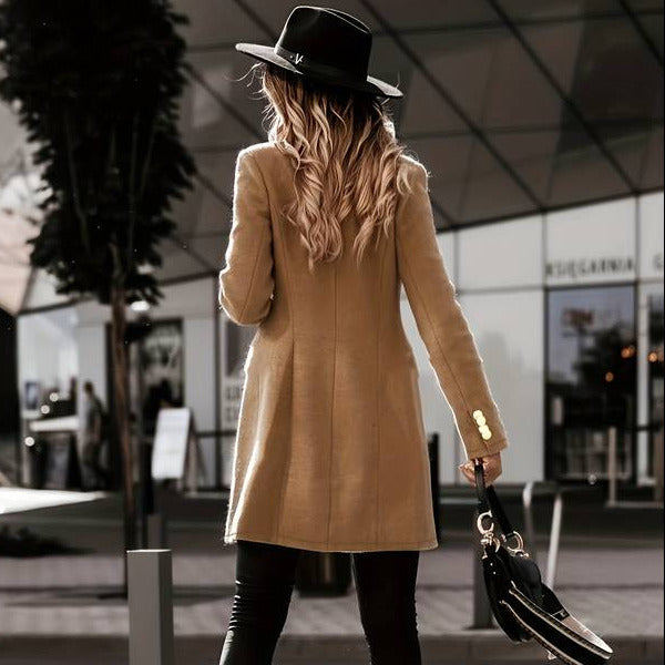 Donna - Cappotto invernale sartoriale - Doppiopetto