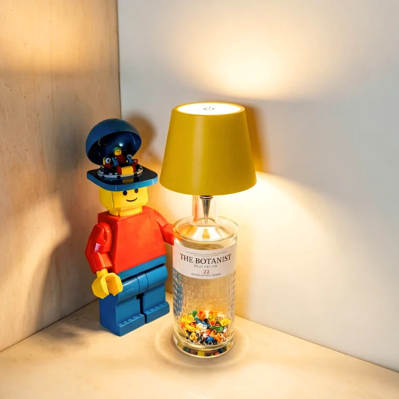 Tappo LED per Bottiglia Ricaricabile - Luce Decorativa a 3 Toni