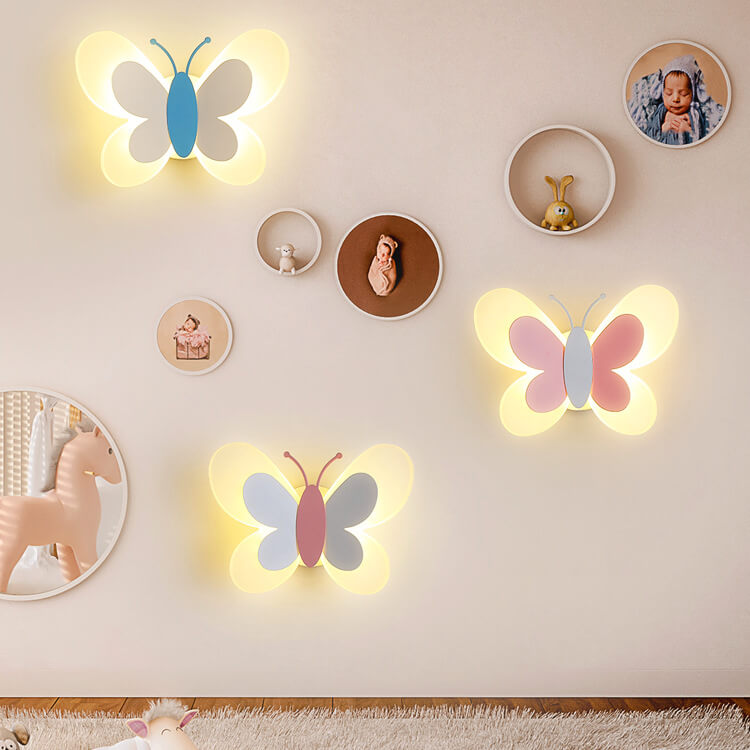 Lampada da Parete LED a Farfalla con Luce Calda