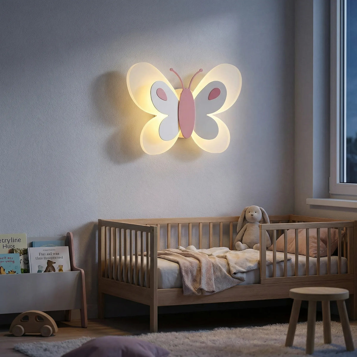 Lampada da Parete LED a Farfalla con Luce Calda