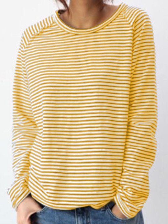 Blusa Slim Fit da Donna – Casual per Primavera e Autunno, con Maniche Lunghe