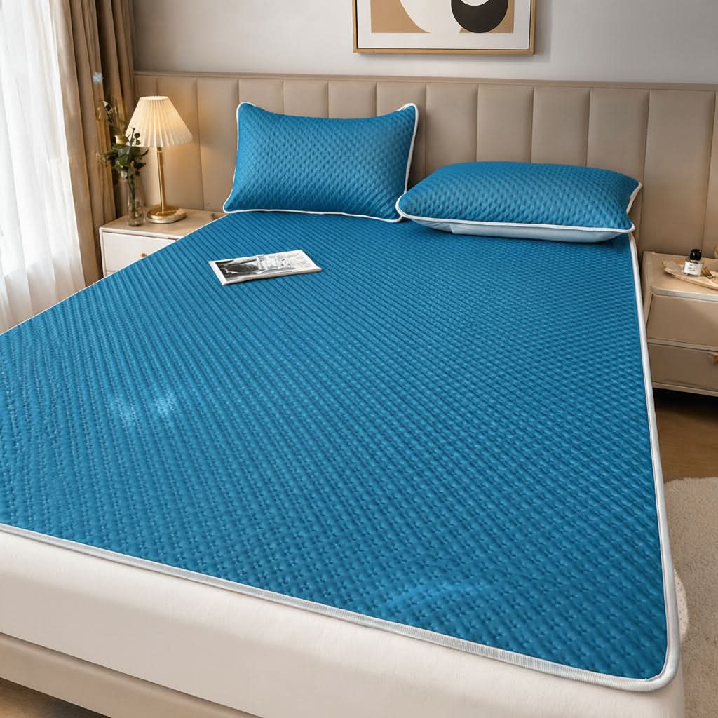 Tappetino Rinfrescante Pieghevole da Letto - Materassino Estivo Traspirante