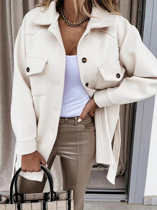Giacca Slim Fit Donna – Con Cappuccio, Adatta per Primavera e Autunno
