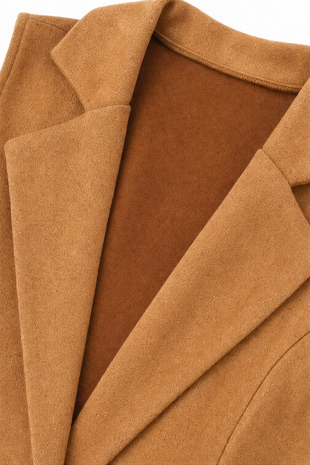 Gilet Lungo Donna Senza Maniche Aperto Davanti