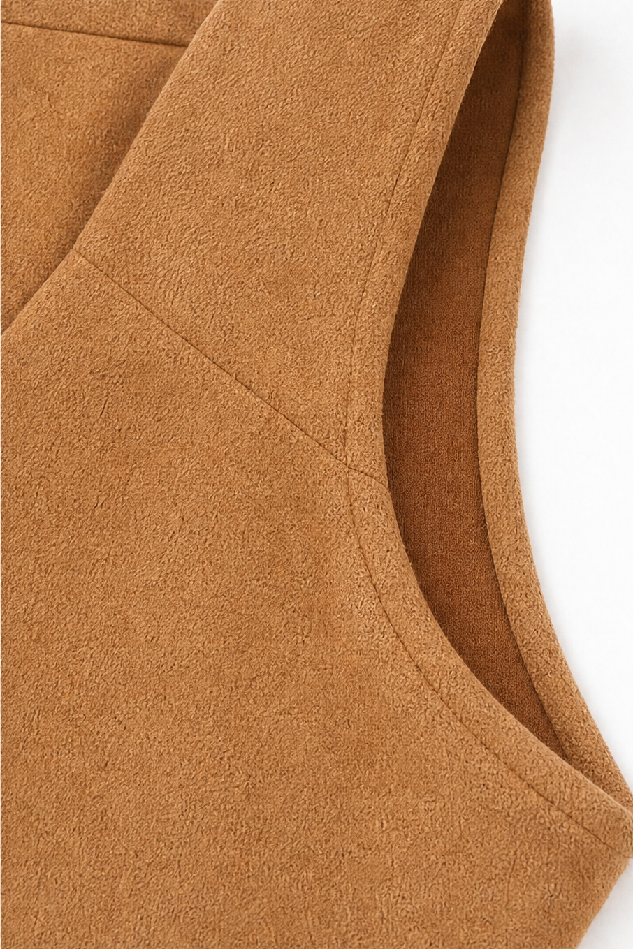 Gilet Lungo Donna Senza Maniche Aperto Davanti