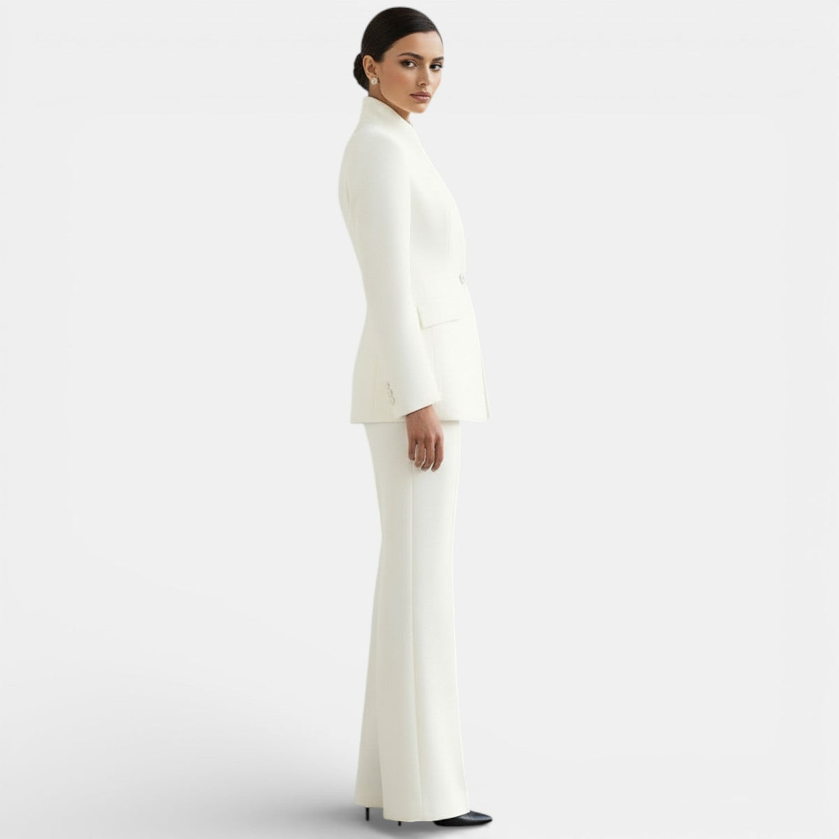 Tailleur Donna Elegante Giacca e Pantalone Monopetto