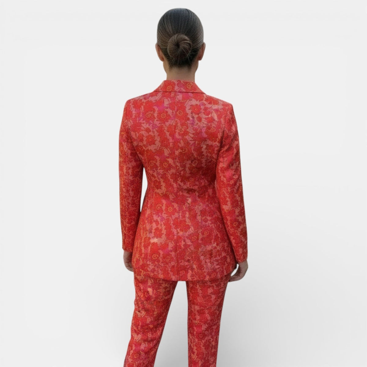 Completo Donna Blazer e Pantalone Wide Leg Due Pezzi