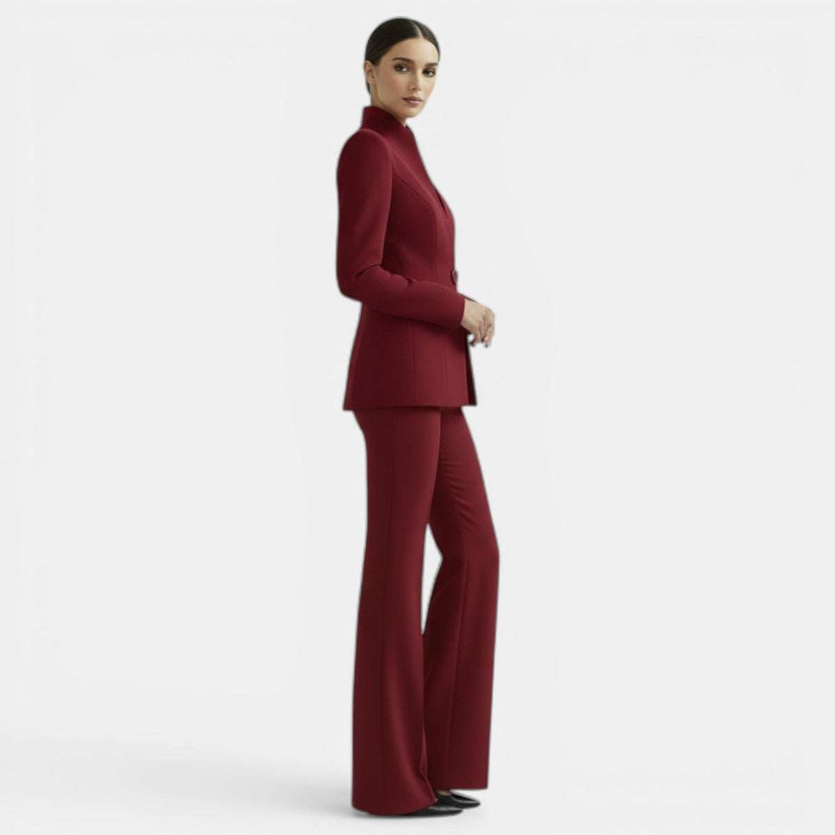 Tailleur Donna Elegante Giacca e Pantalone Monopetto
