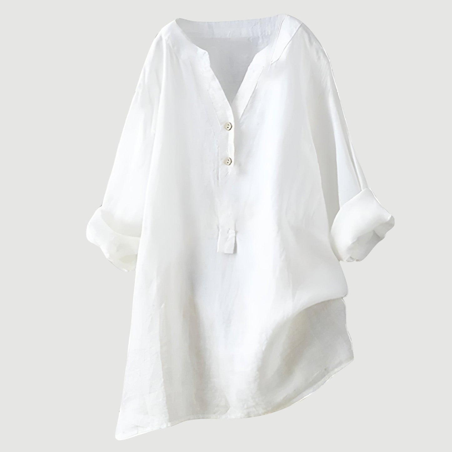 Blusa da Donna Svasata – Con Chiusura a Bottone, Adatta per Primavera e Estate