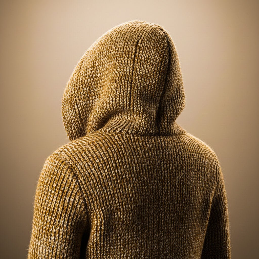 Soren | Men's Chunky Knit Hooded Duffle Cardigan