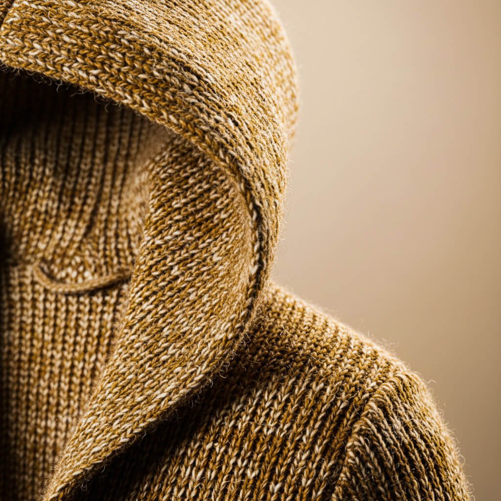 Soren | Men's Chunky Knit Hooded Duffle Cardigan