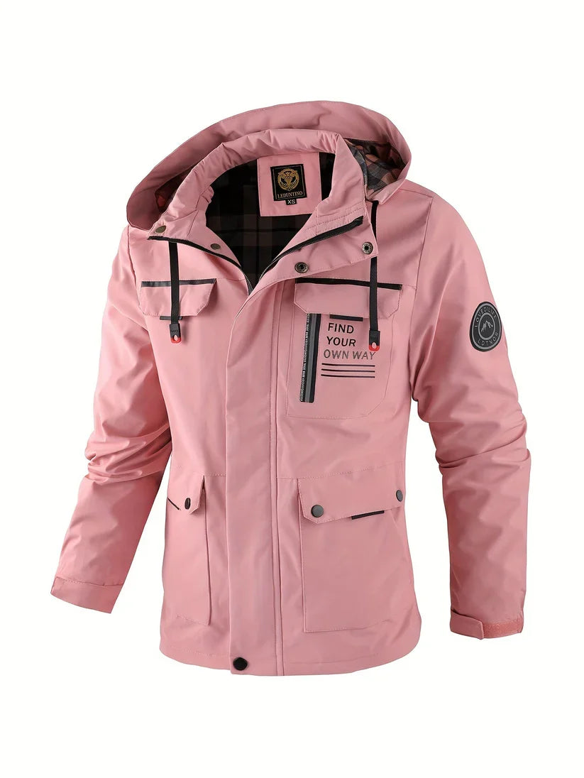 Giacca Invernale Uomo Impermeabile con Cappuccio