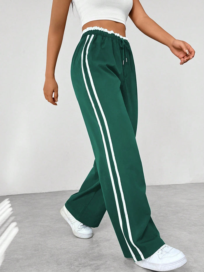 Pantaloni Jogging Donna a Vita Alta – Vestibilità Sportiva per Uso Casual